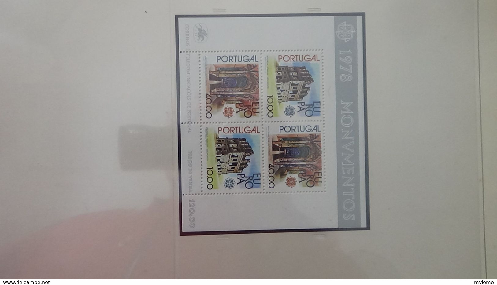 AE11 Collection Europa en reliure Safe Dual en 7 volumes dont timbres et blocs **. De 1973 à 1980 ...  A saisir !!!