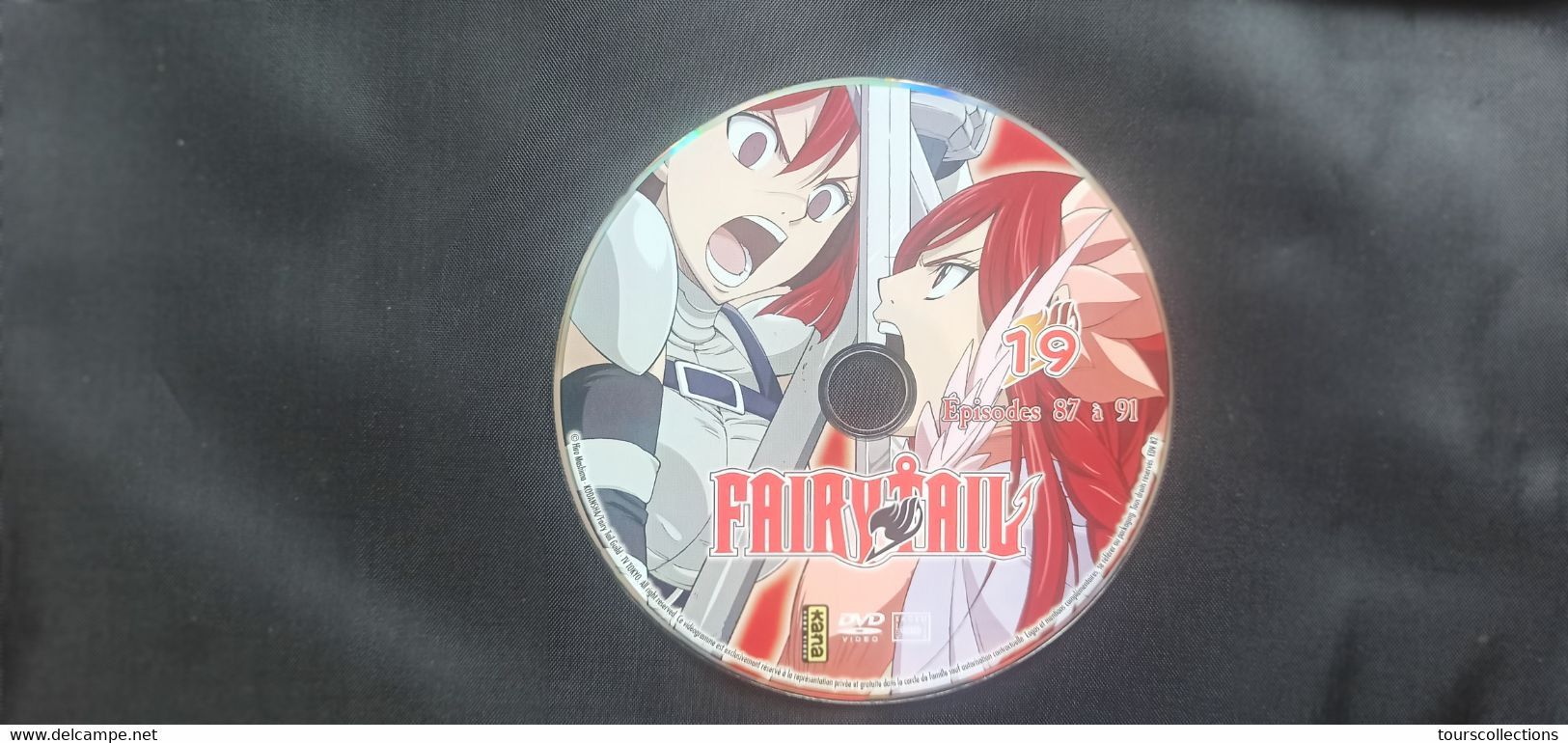 LOT 36 FILMS DVD MANGA FAIRY TAIL SERIE COMPLETE TBE Partie 1 mais sans jaquettes