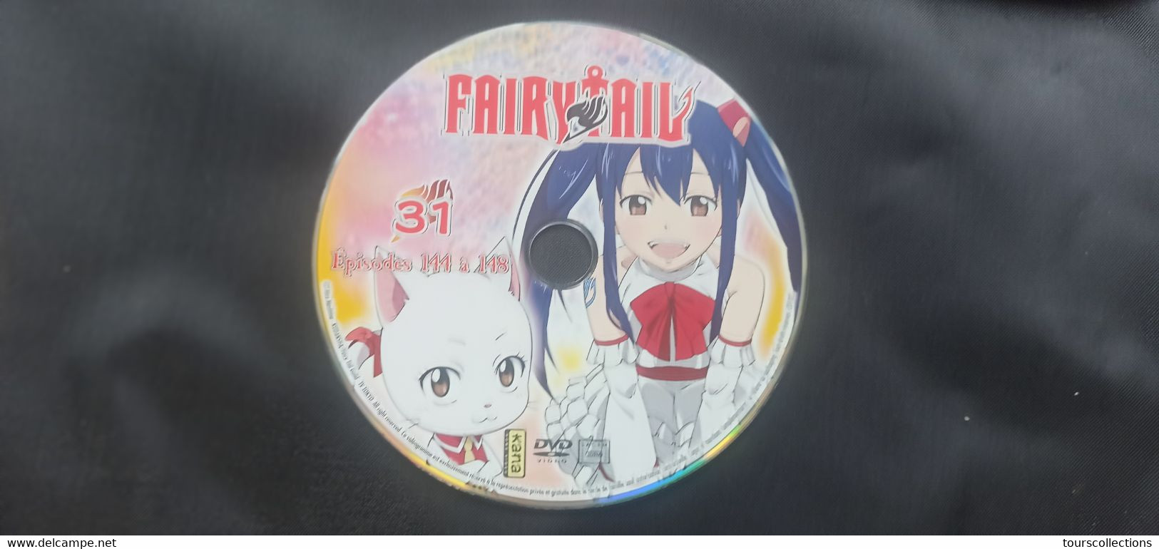 LOT 36 FILMS DVD MANGA FAIRY TAIL SERIE COMPLETE TBE Partie 1 mais sans jaquettes