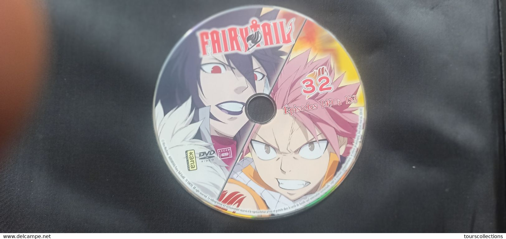 LOT 36 FILMS DVD MANGA FAIRY TAIL SERIE COMPLETE TBE Partie 1 mais sans jaquettes