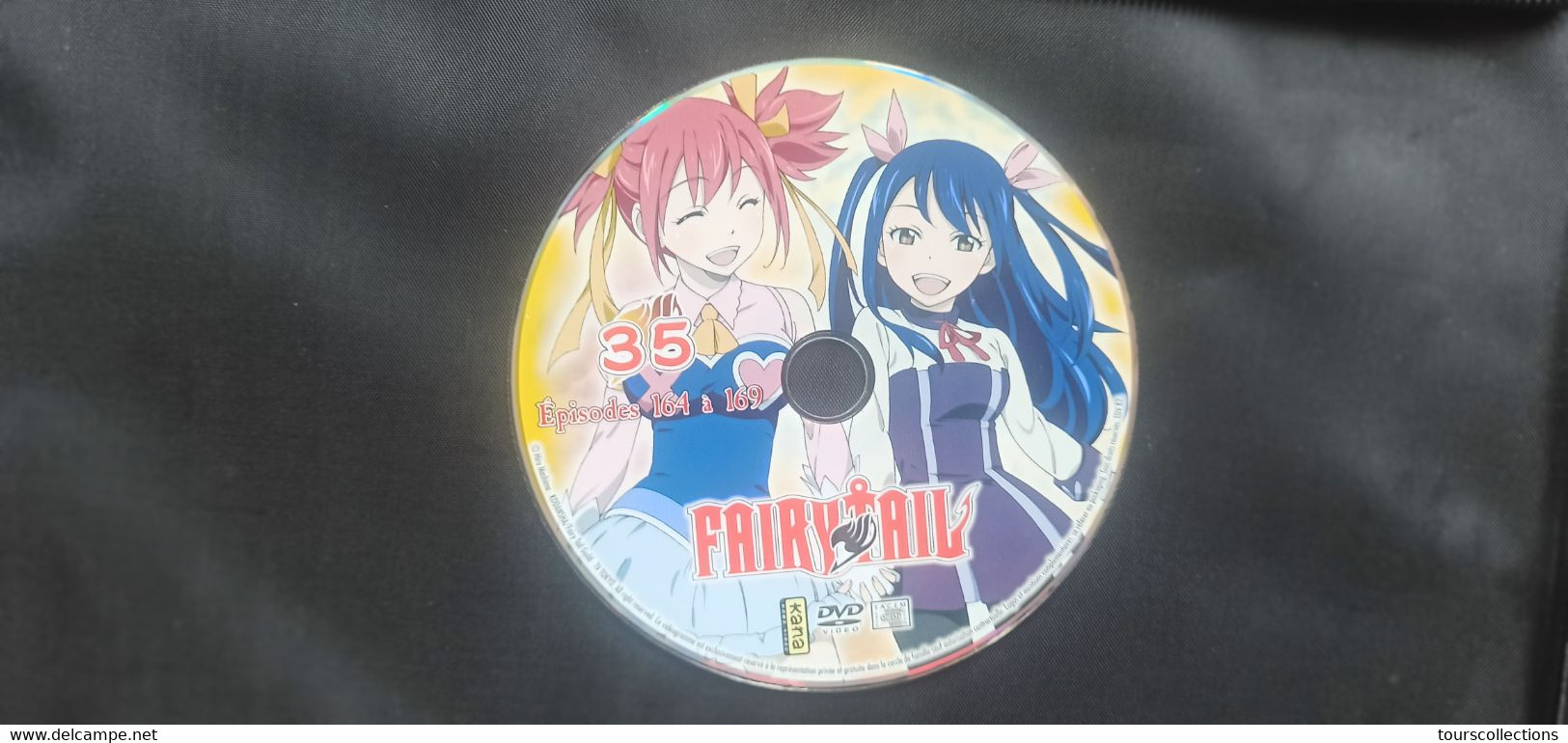 LOT 36 FILMS DVD MANGA FAIRY TAIL SERIE COMPLETE TBE Partie 1 mais sans jaquettes