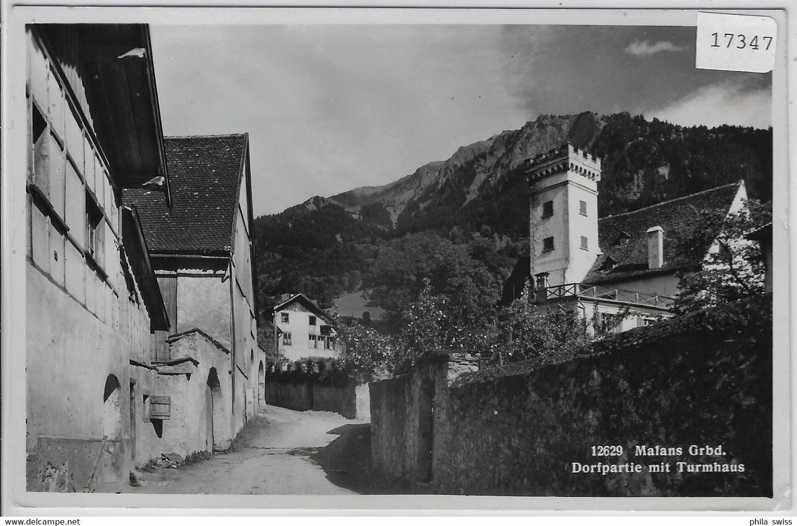 Malans - Dorfpartie Mit Turmhaus - Malans