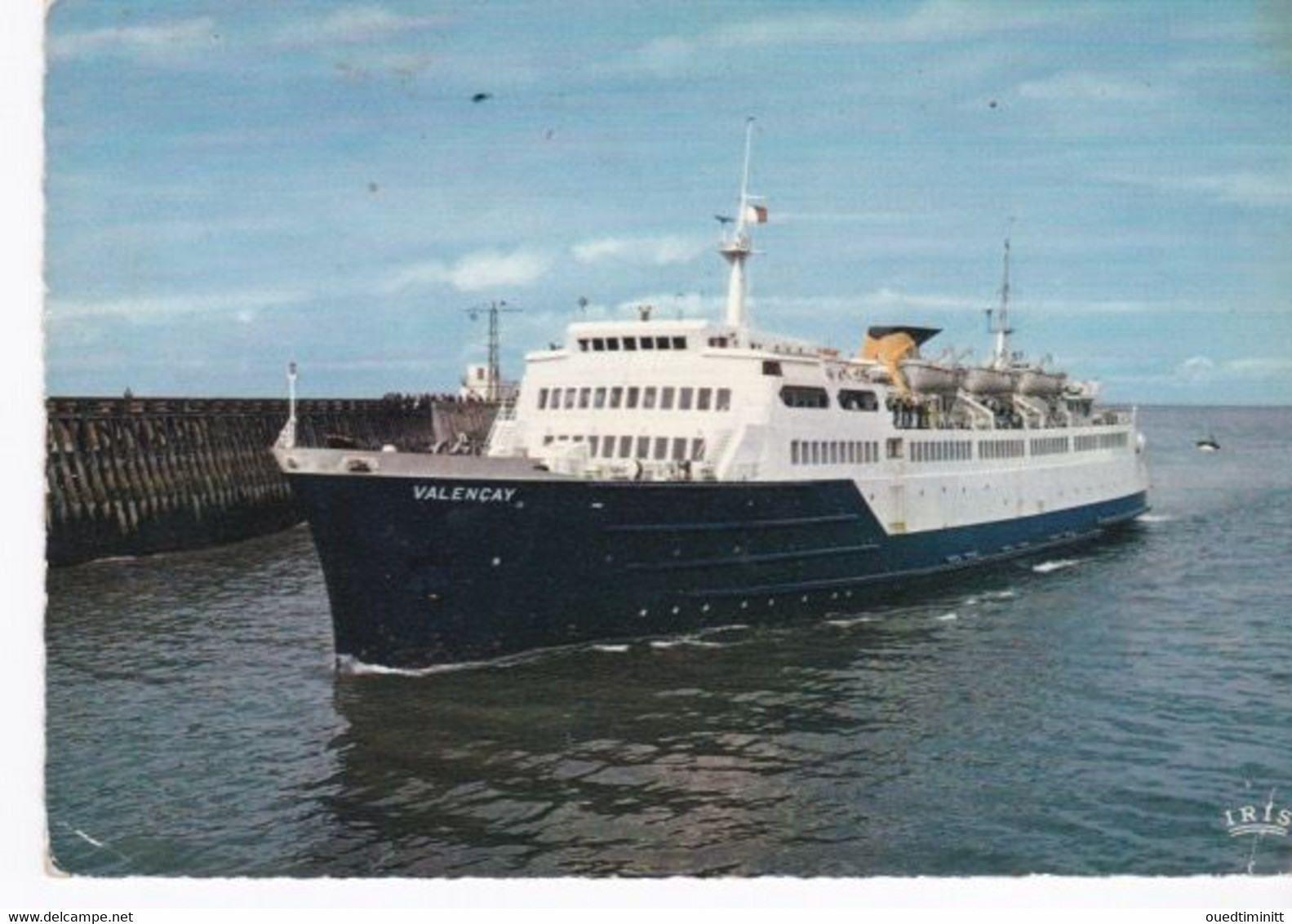 Belle Cpsm Dentelée Grand Format. Dieppe, Le Valençay, 1966 - Ferries
