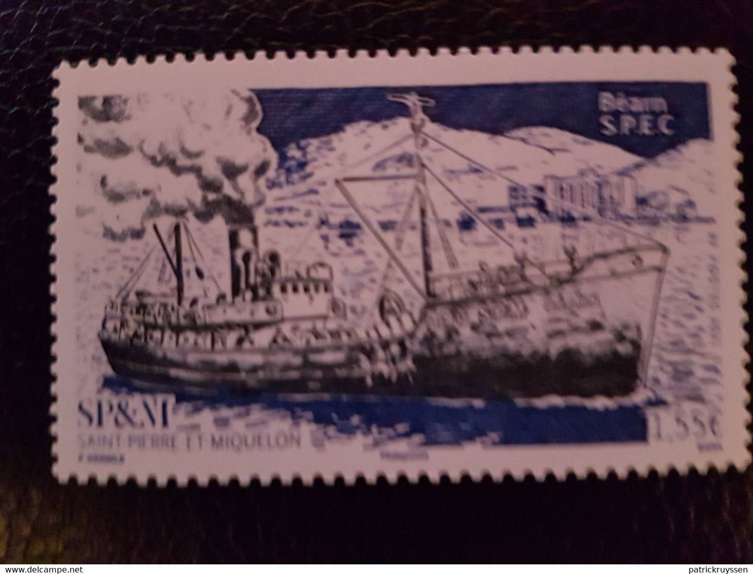 Pierre Miquelon 2021 SPM Boat Ship LE BEARN SPEC Boot Barca Bote Schiff 1v Mnh - Unused Stamps