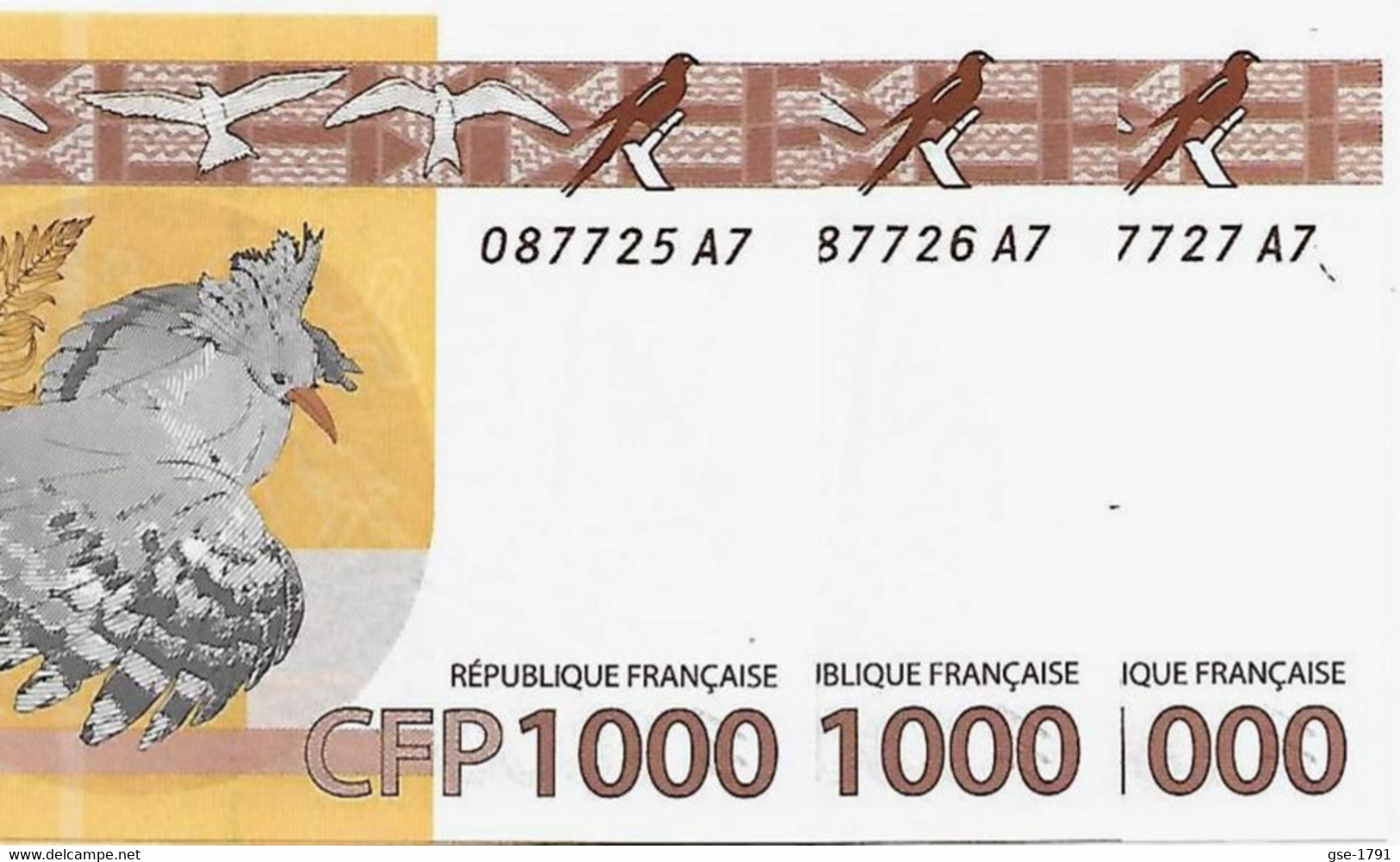 IEOM : Nlle CALEDONIE, TAHITI ,WALLIS  Nouveaux  Billets De 100 Francs 2014 Lot De3  NEUFS - Frans Pacific Gebieden (1992-...)