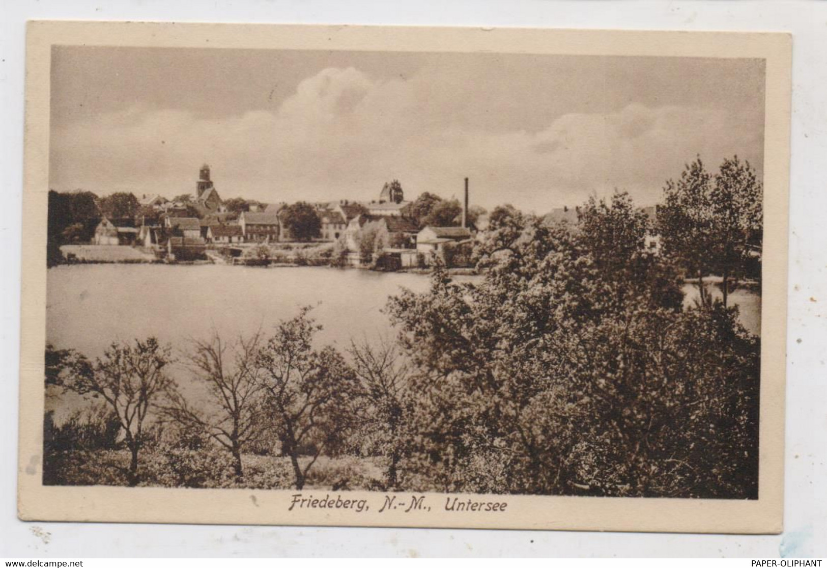 NEUMARK - FRIEDEBERG / STRZELCE - KRAJENSKIE, Untersee, 1926 Post. Gelaufen - Neumark