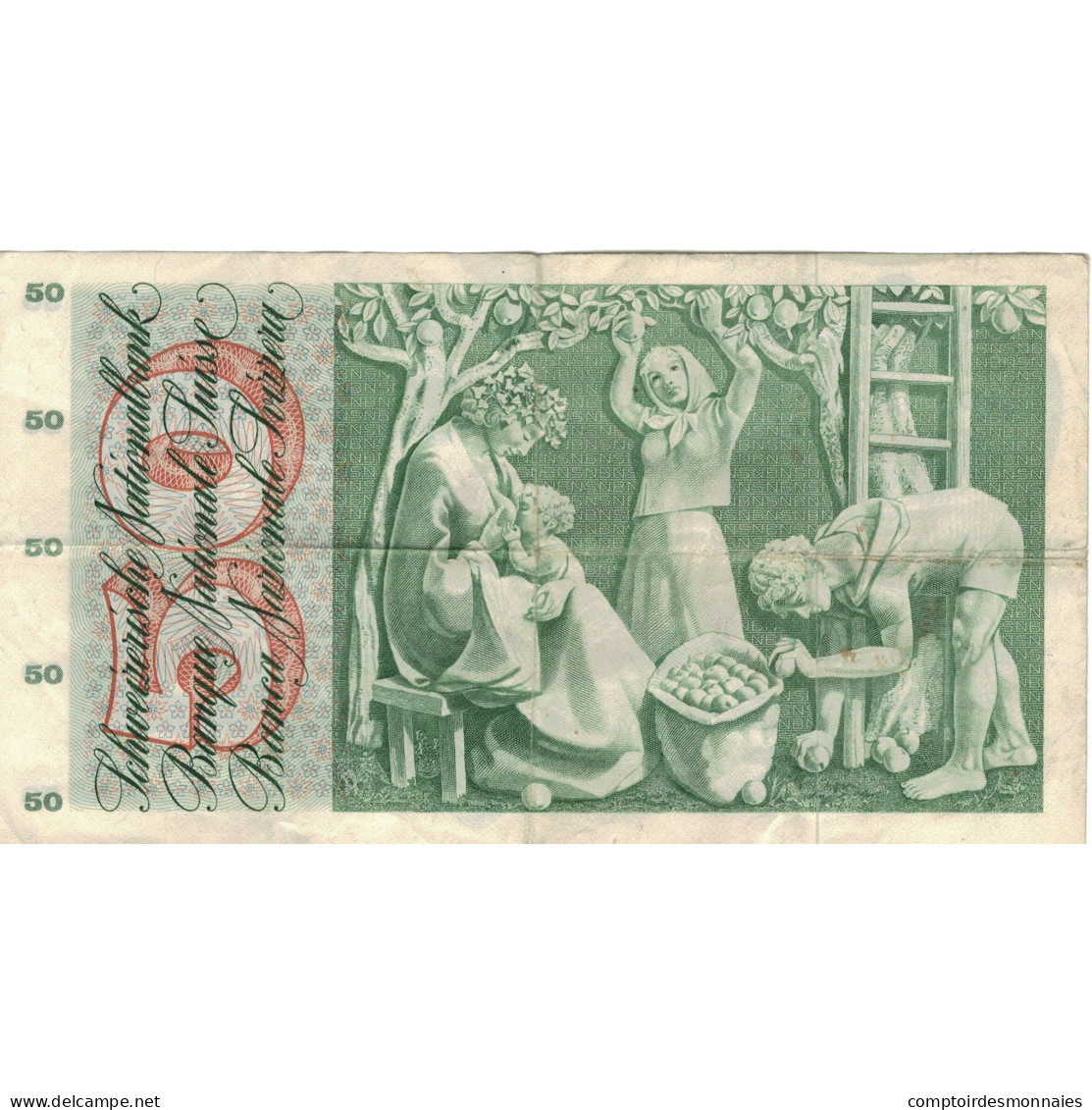 Billet, Suisse, 50 Franken, 1973, 1973-03-07, KM:48m, TTB+ - Suisse