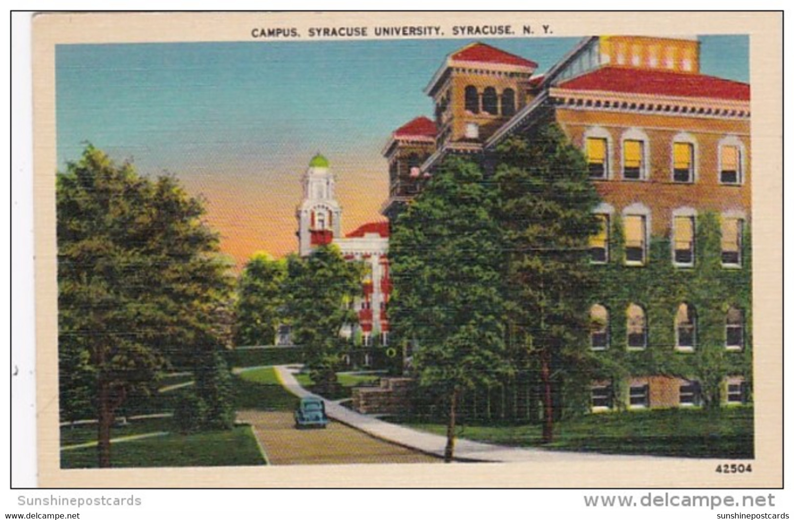 New York Syracuse The Campus Syracuse University 1941 - Syracuse