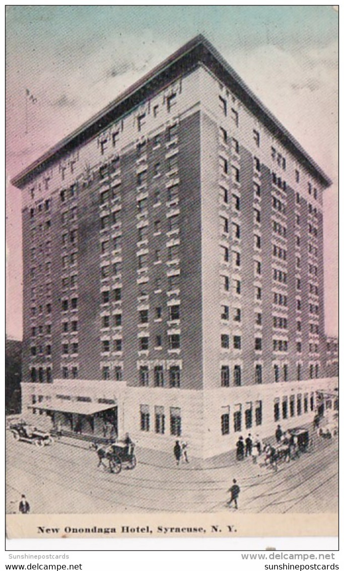 New York Syracuse New Onondaga Hotel 1911 - Syracuse