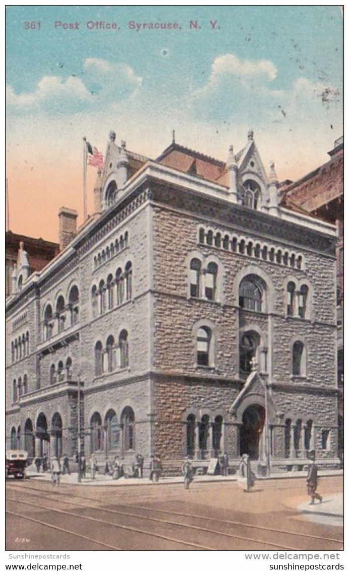 New York Syracuse Post Office 1913 - Syracuse