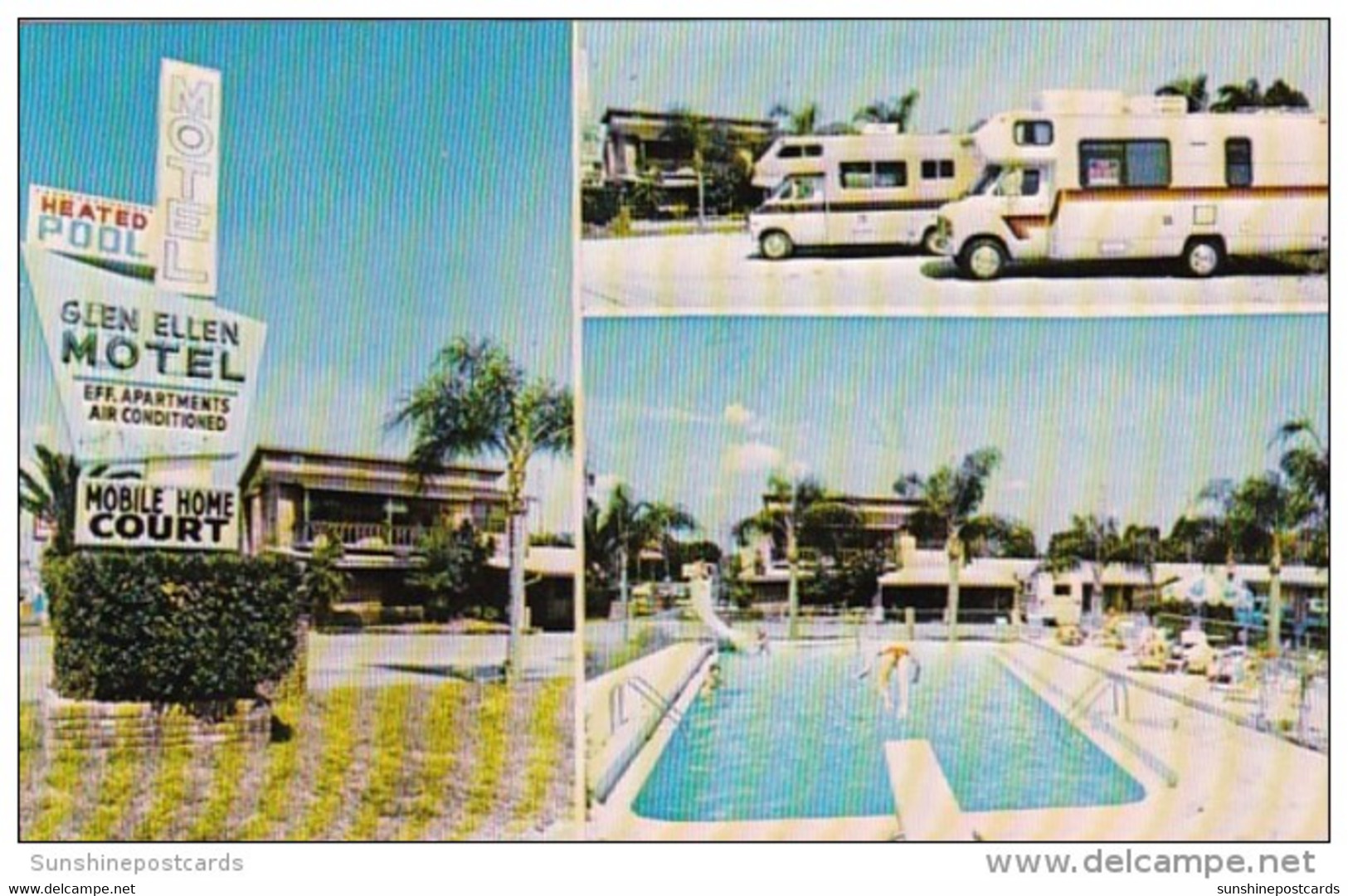 Florida Clearwater Glen Ellen Court Motel &amp; Mobile Home Park - Clearwater