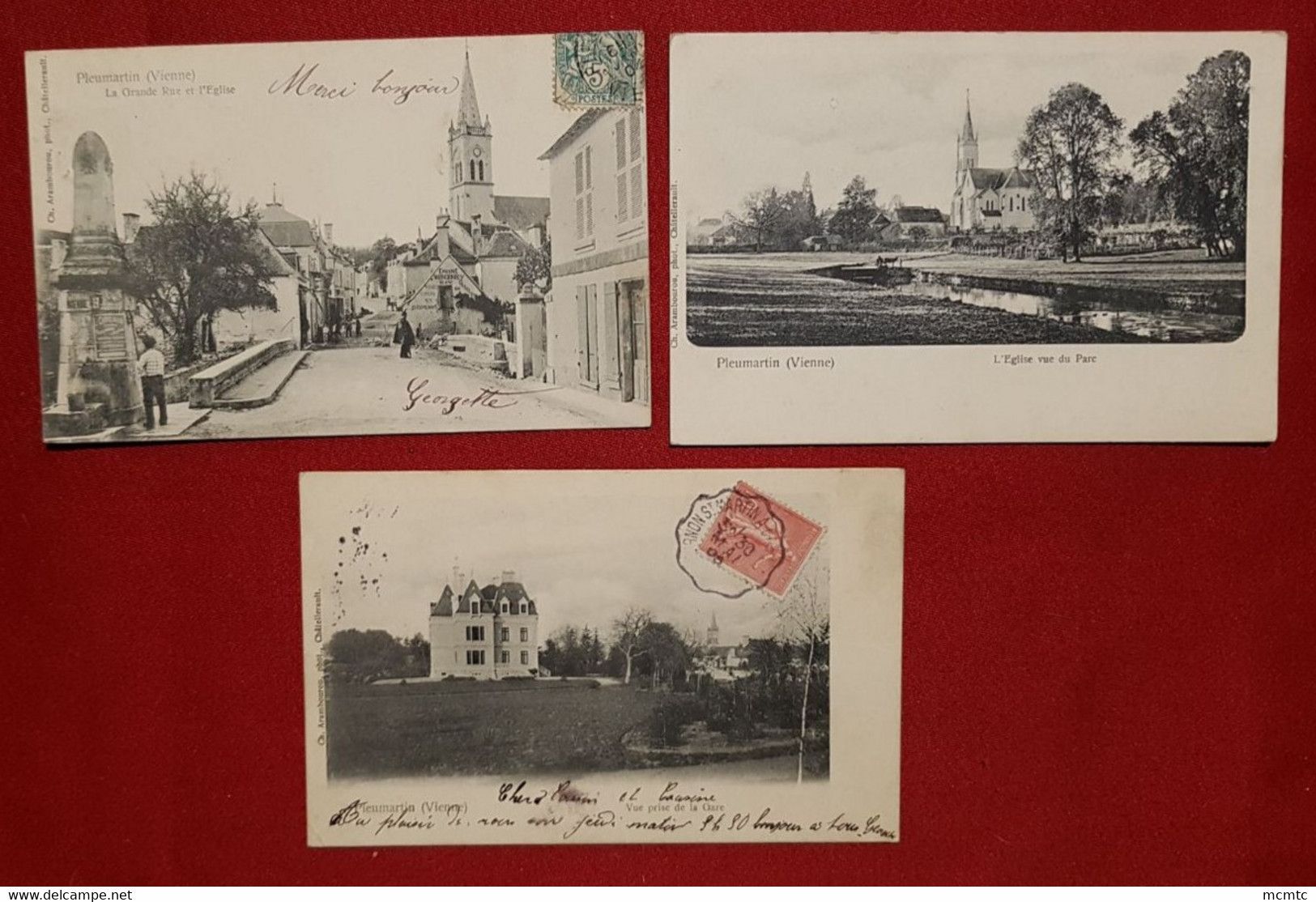 7 Cartes -    Pleumartin -( 86 - Vienne ) - Pleumartin