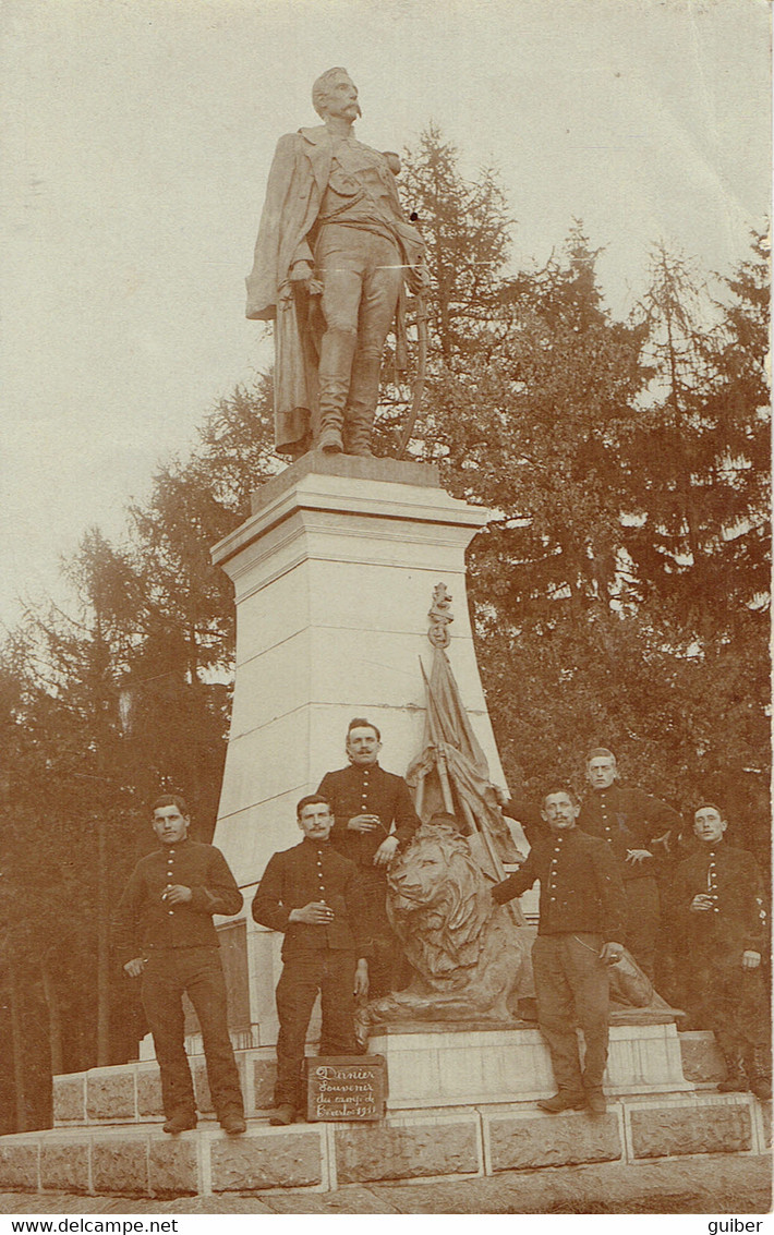 Beverloo Beverlo Leopoldsburg Monument Chazal Militaires  Dernier Souvenir (la Quille) Carte Photo 1911 - Leopoldsburg (Camp De Beverloo)