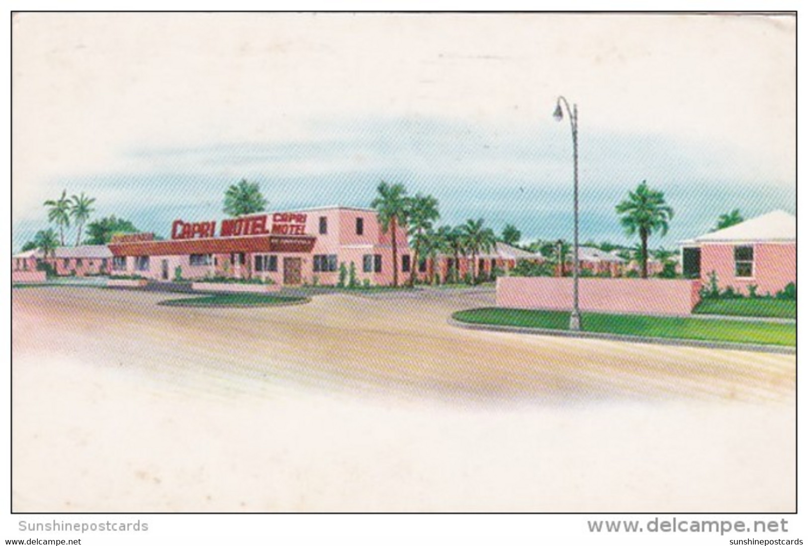 Florida Jacksonville Capri Motel And Restaurant 1963 - Jacksonville
