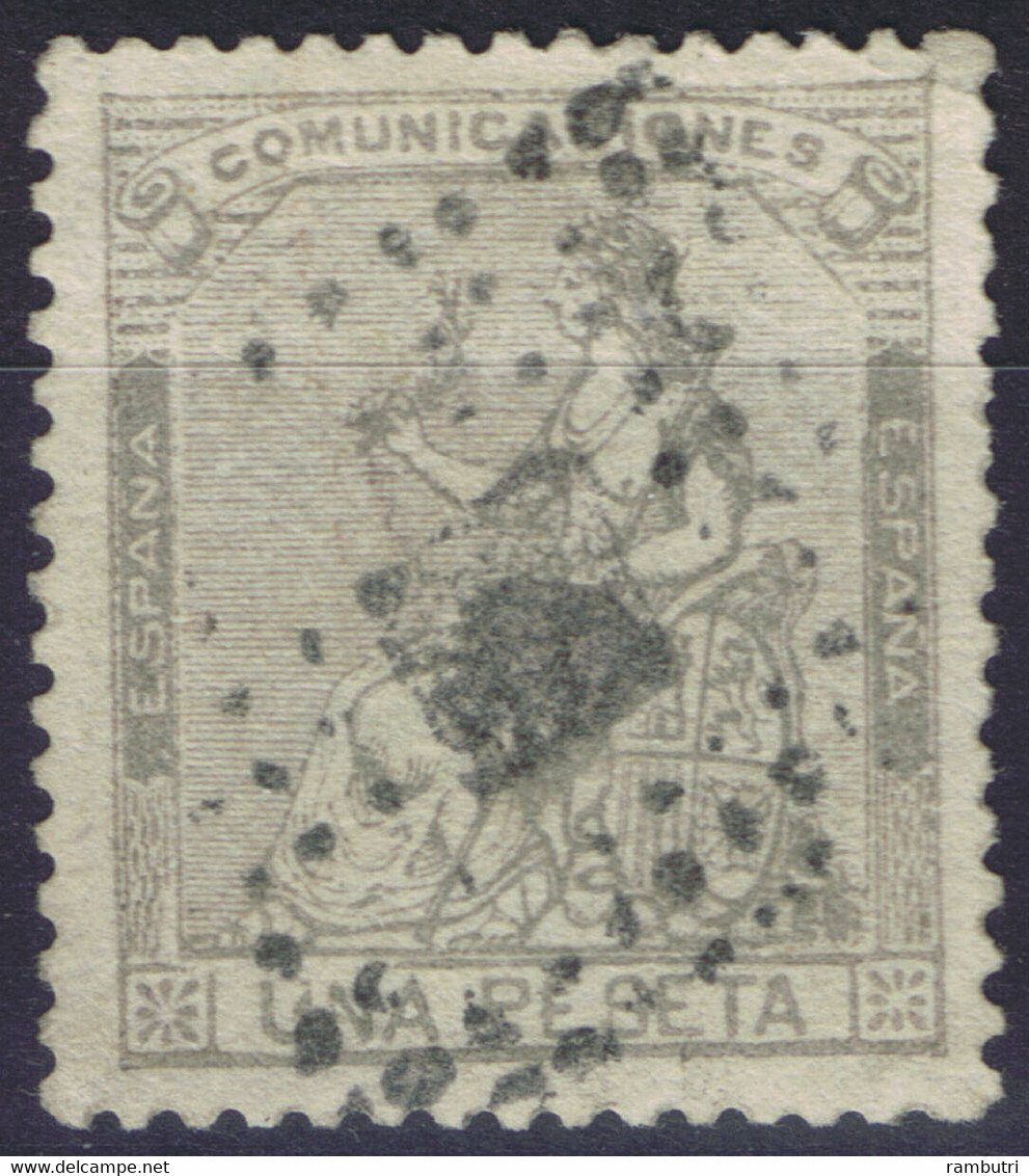 ESPAÑA Ø 138. Alegoría De España. 1 Peseta. Magnifico. - Used Stamps