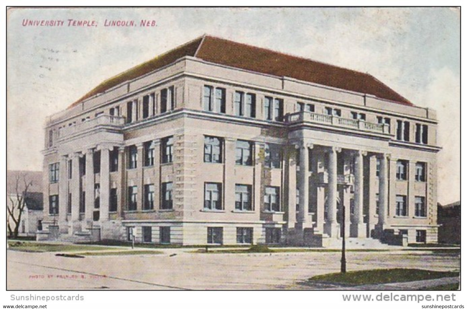 Nebraska Lincoln University Temple 1908 - Lincoln