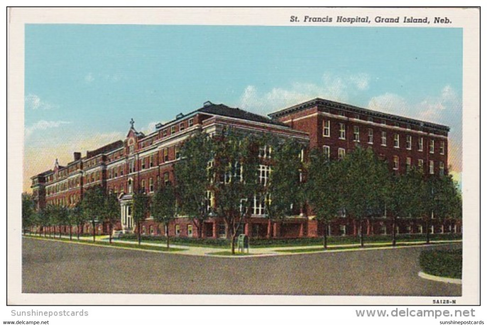 Nebraska Grand Island St Francis Hospital Curteich - Grand Island