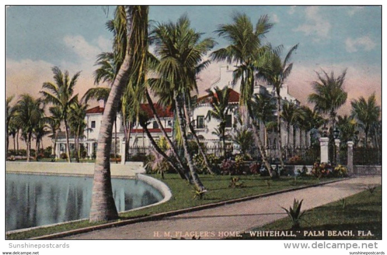 Florida Palm Beach "Whitehall" H M Flagler's Home - Palm Beach