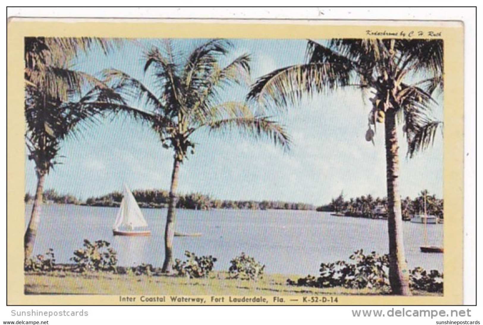Florida Fort Lauderdale Scene On The Inter Coastal Waterway Dexter Press - Fort Lauderdale