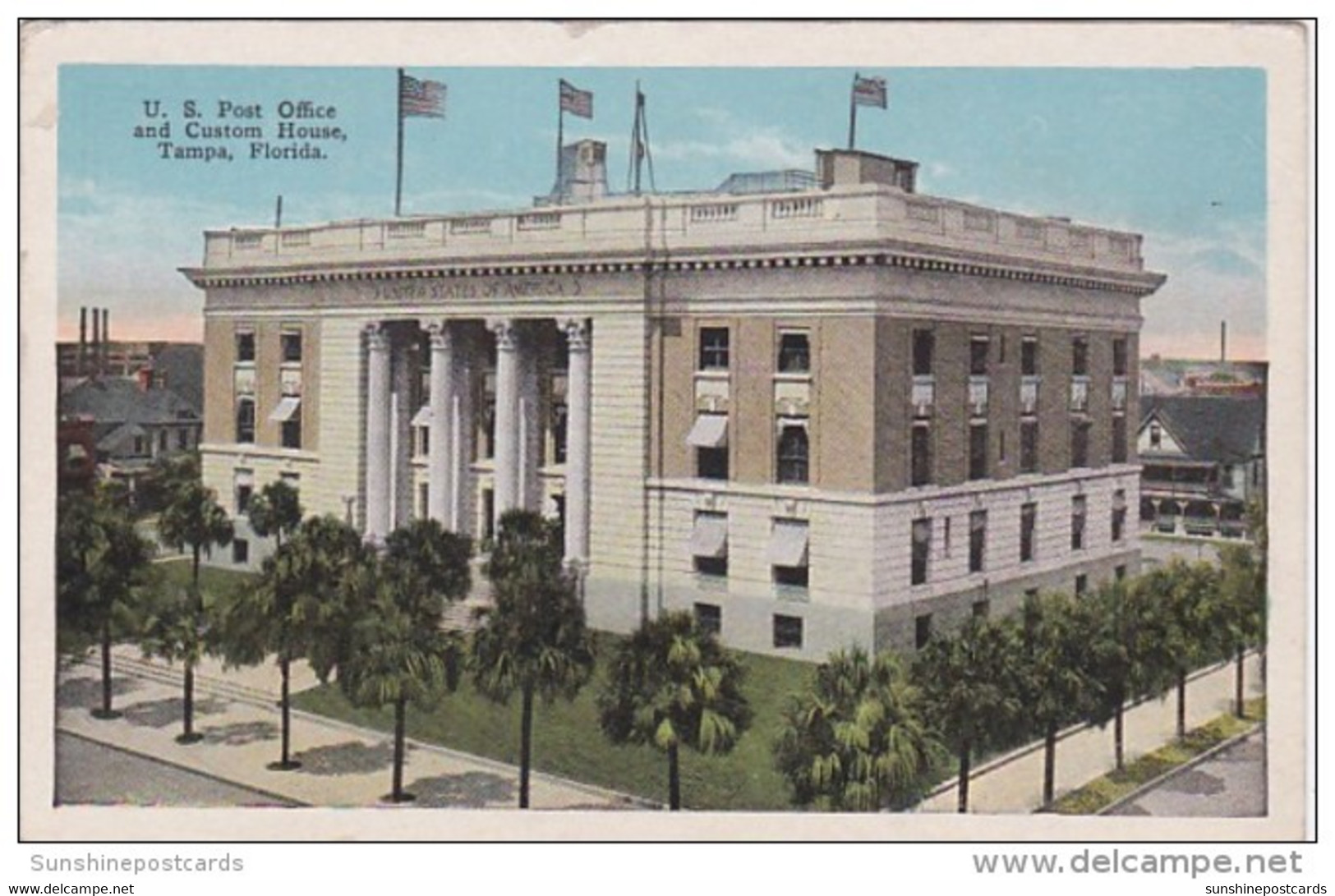 Florida Tampa Post Office And CUstom House - Tampa