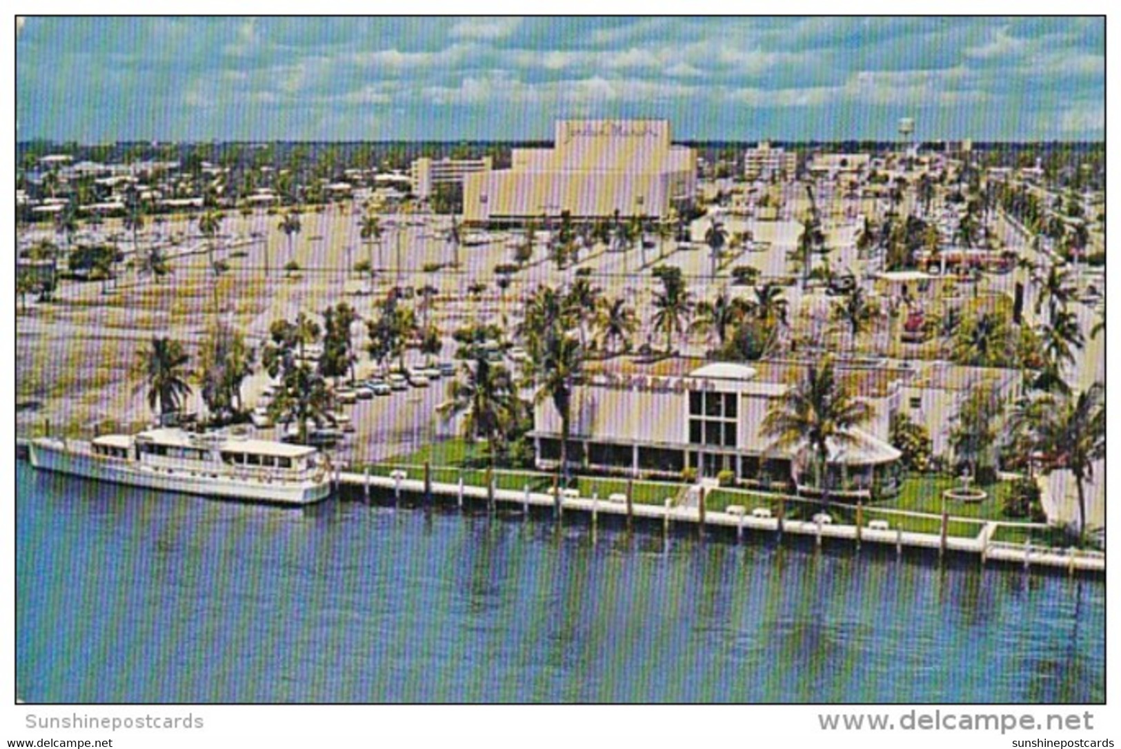 Flrorida Fort Lauderdale Creighton's Restaurant Looking West Into Sunrise Shopping Center - Fort Lauderdale