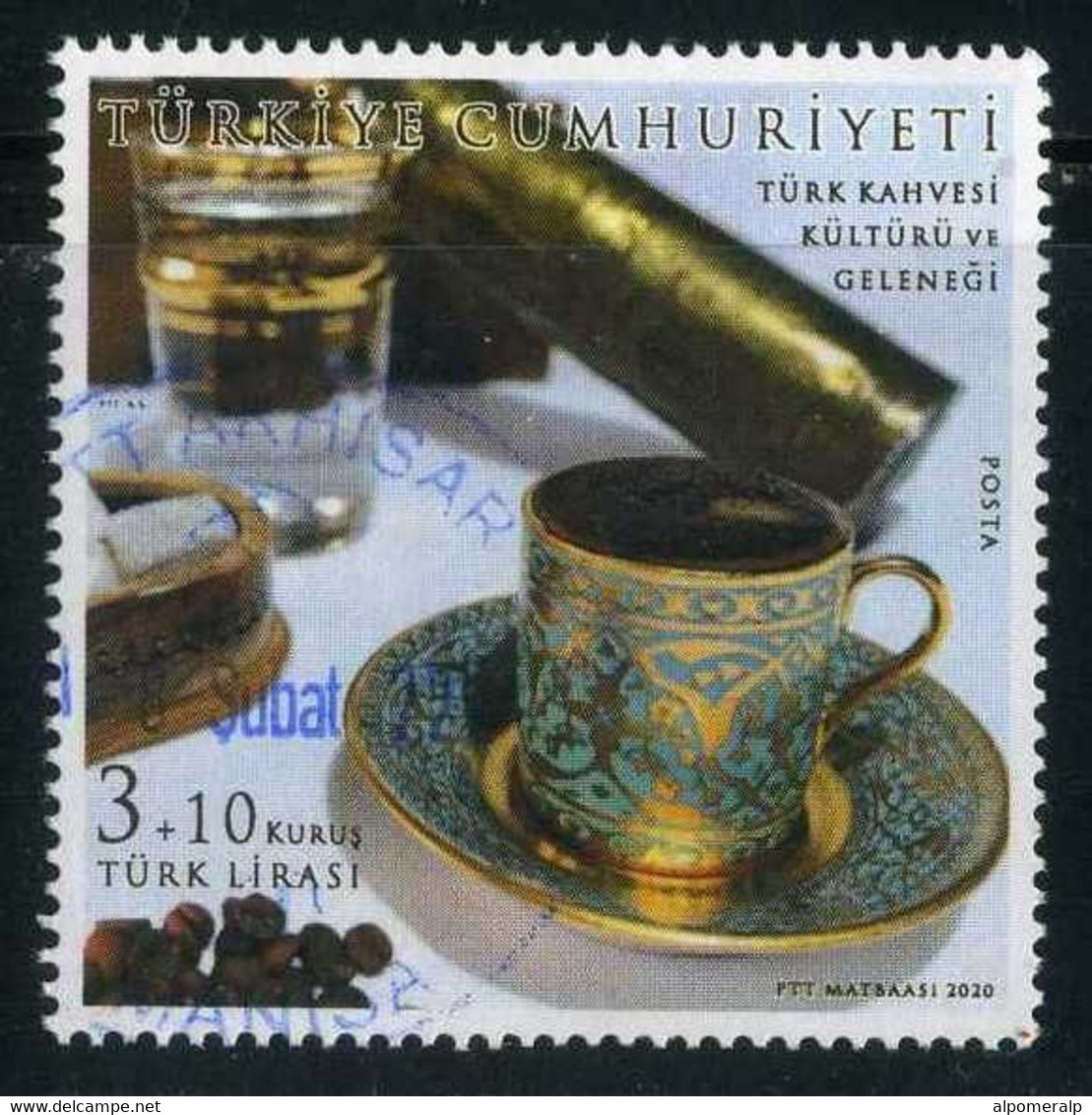 Turkey 2020 Mi 4596 Turkish Coffee Culture, Gastronomy, Traditions, Porcelain - Used Stamps