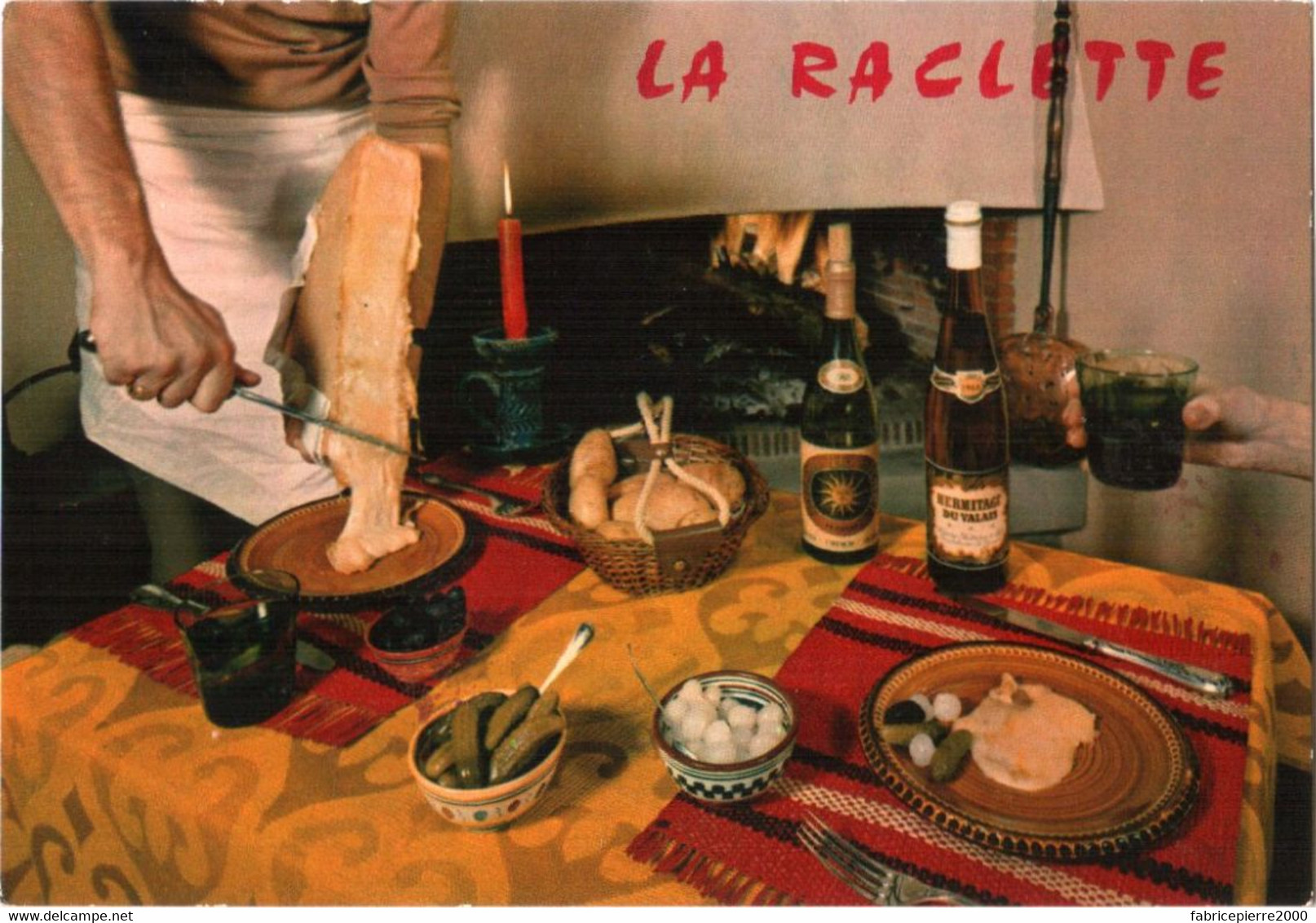 CPM Recette De La Raclette, Une Spécialité Alpine TBE éd. IRIS Cap-Théojac - Recettes (cuisine)
