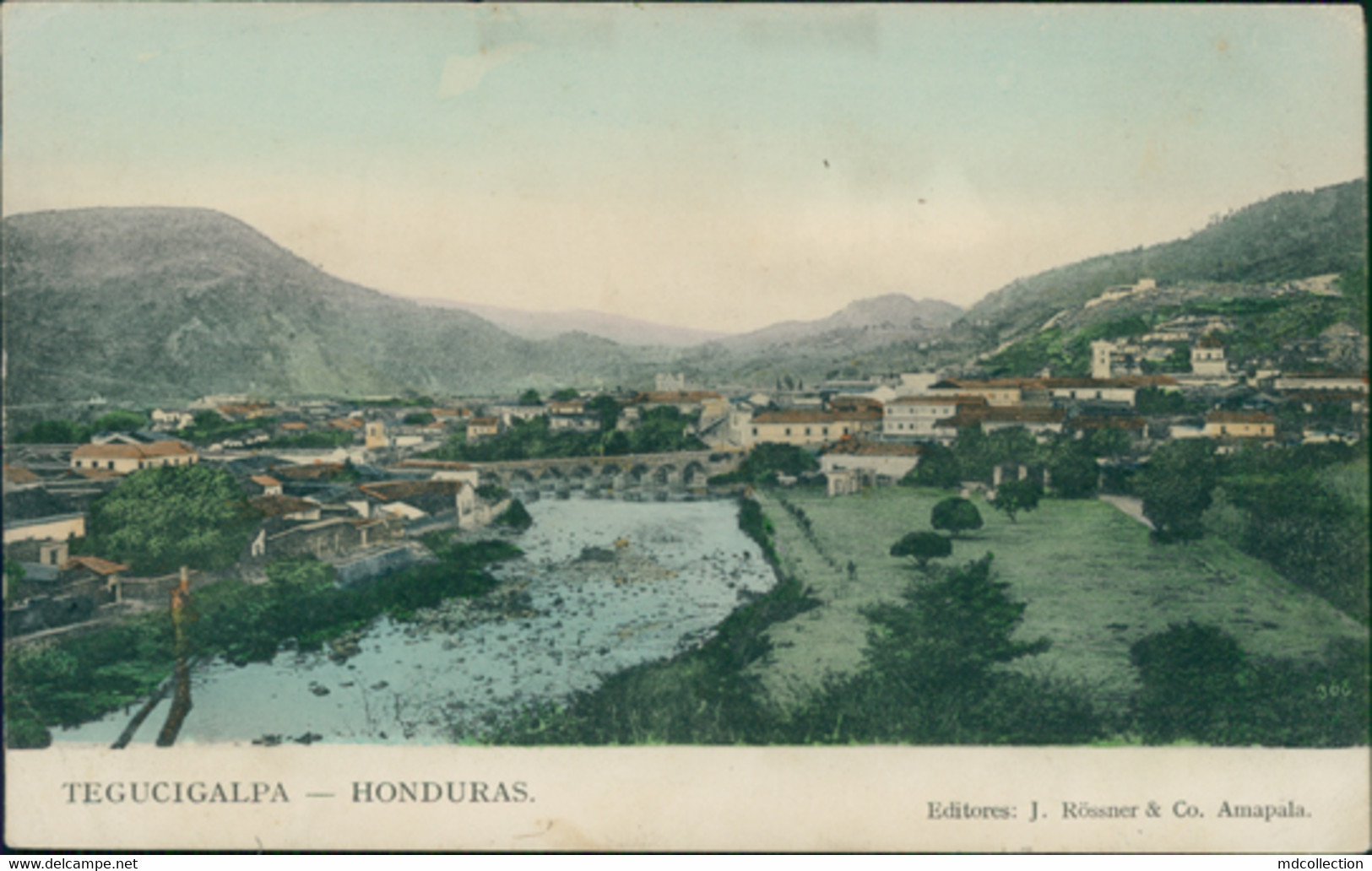 HN  TEGUCIGALPA / Panorama / CARTE COULEUR - Honduras