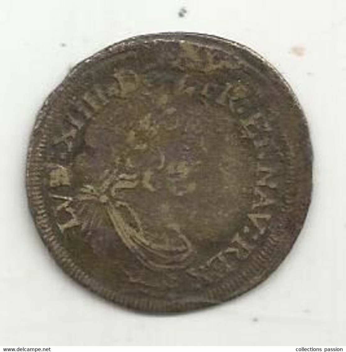 Jeton , LOUIS XIIII, 2 Scans - Monarquía / Nobleza