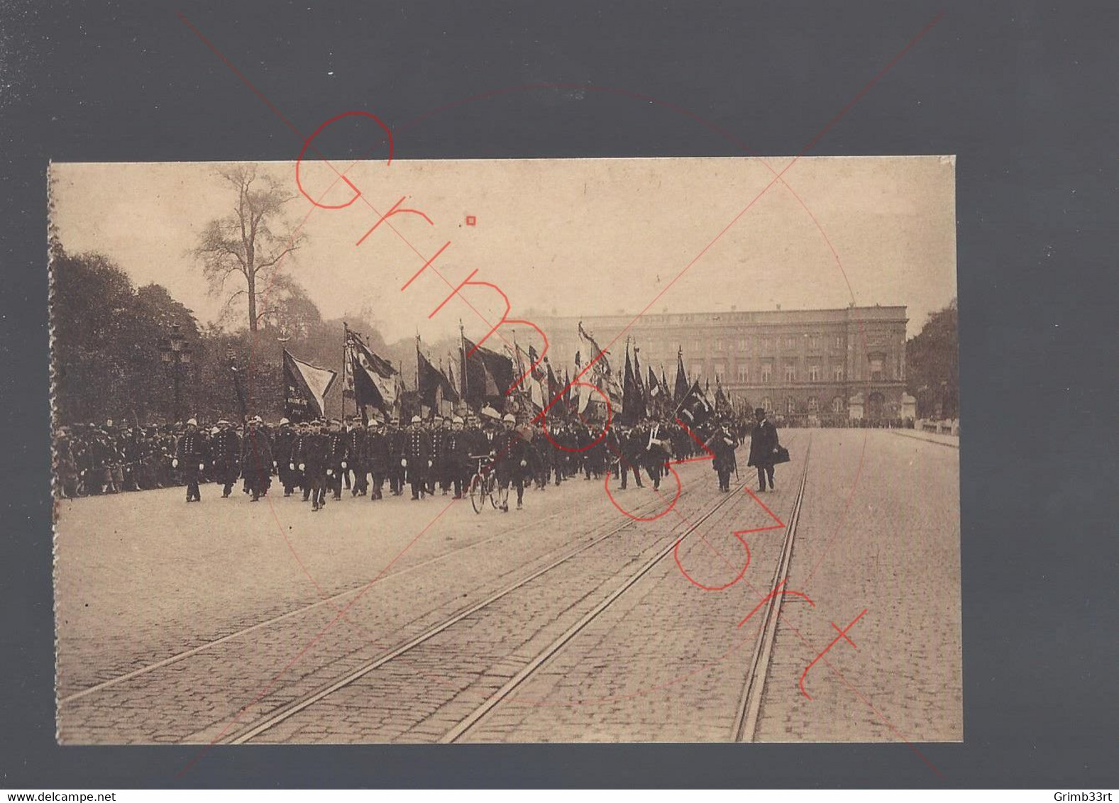 Bruxelles - L'Arrivée Du Cortège Devant Le Palais - Postkaart - Fêtes, événements