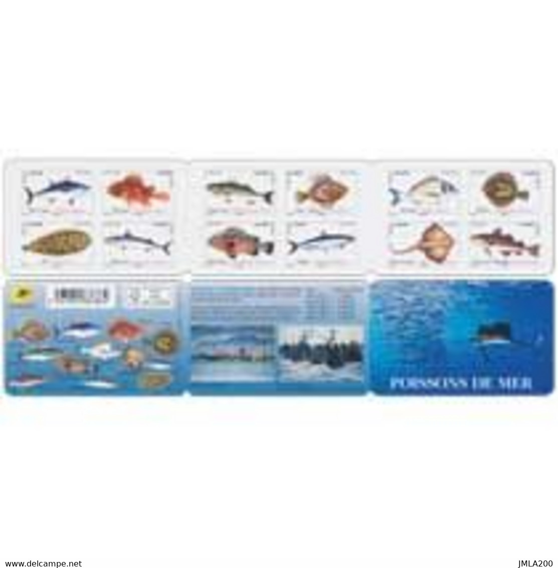 FRANCE 2019   BC 1683 Carnet 12 Timbres Poissons De Mer  Neuf Non Plié ** - Cruz Roja