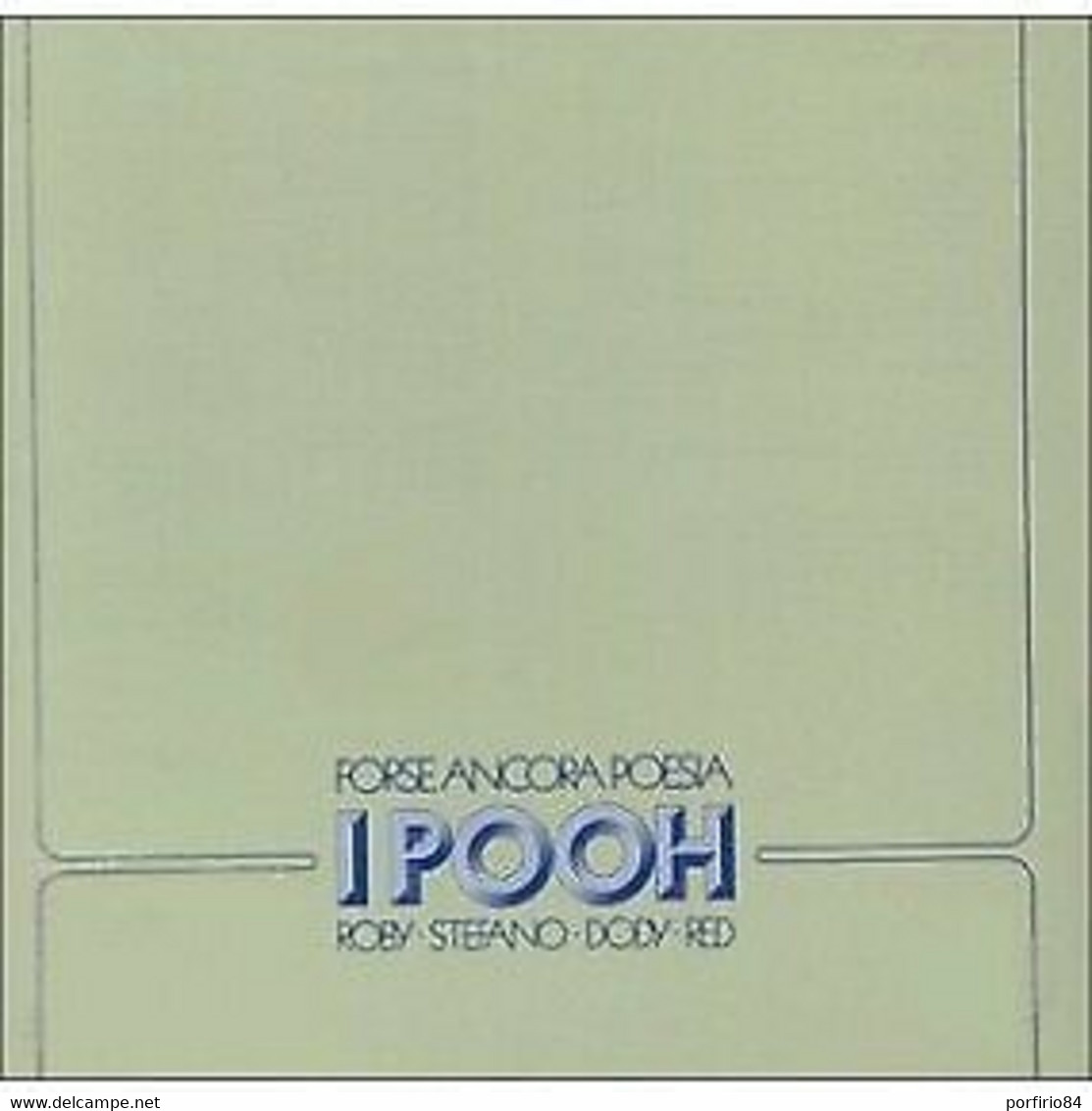 I POOH " FORSE ANCORA POESIA " CD NO BARCODE 1987 MADE IN E.U. - EDITORIALE - Sonstige - Italienische Musik