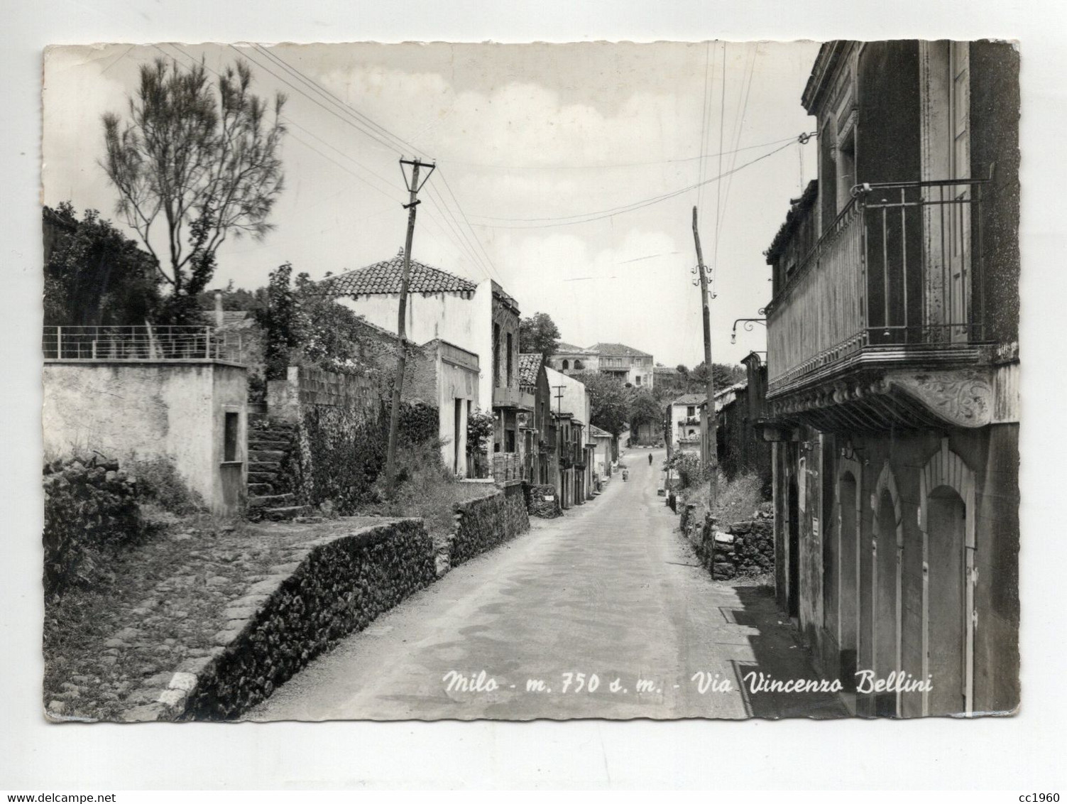 Milo (Catania) - Via Vincenzo Bellini - Viaggiata - (FDC34239) - Catania