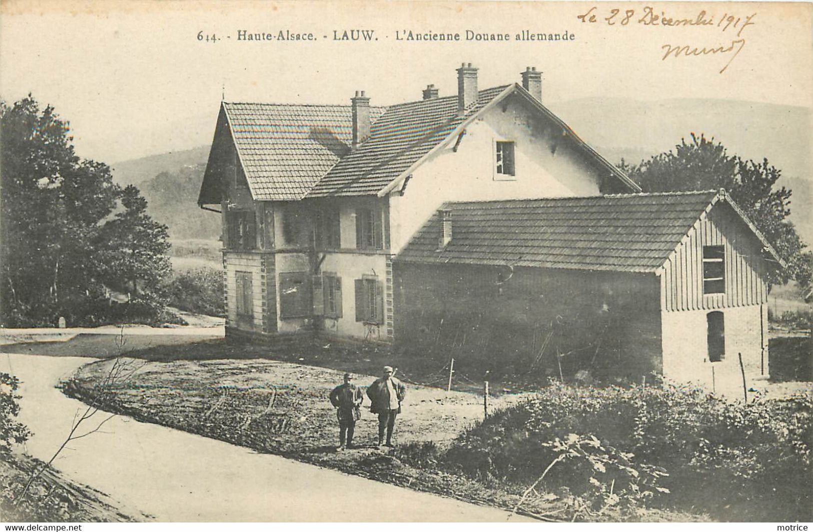 HAUTE ALSACE - Lauw, L'ancienne Douane Allemande. - Douane