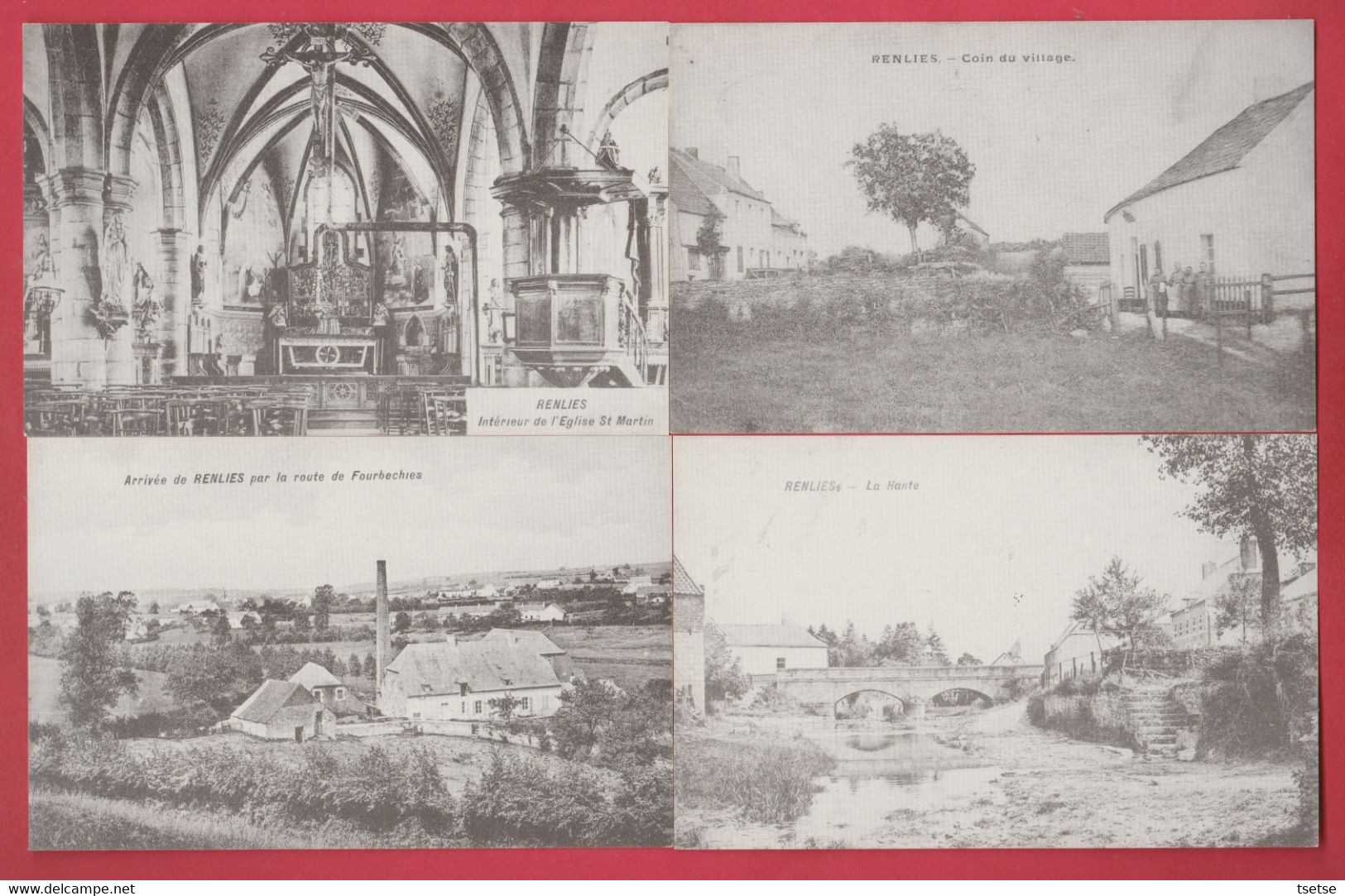 Renlies - 10 Anciennes Cartes Postales Rééditées - Beaumont