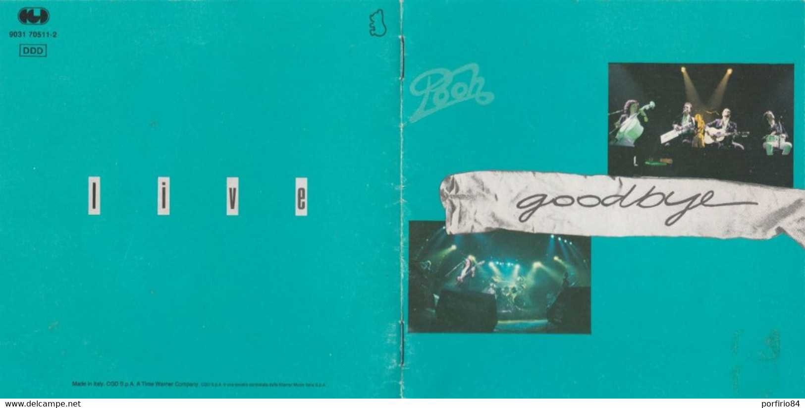 I POOH " GOODBYE " DOPPIO CD 1987 ITALIA. - Altri - Musica Italiana