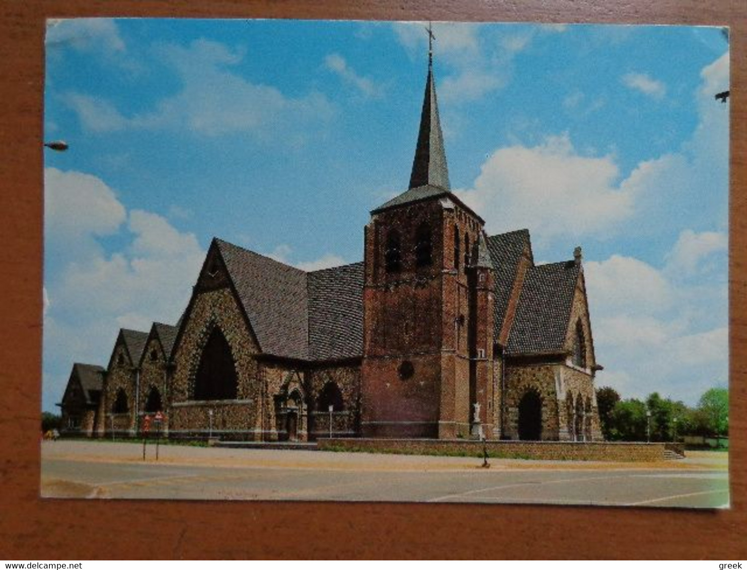 Houthalen, St Martinuskerk --> Beschreven (achterzijde Wat Geschonden) - Houthalen-Helchteren