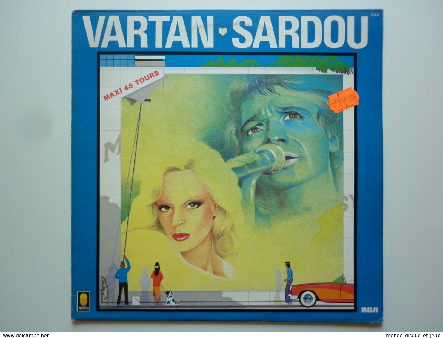 Michel Sardou / Sylvie Vartan Maxi 45Tours Vinyle La Première Fois Qu'On S'Aimera - 45 T - Maxi-Single