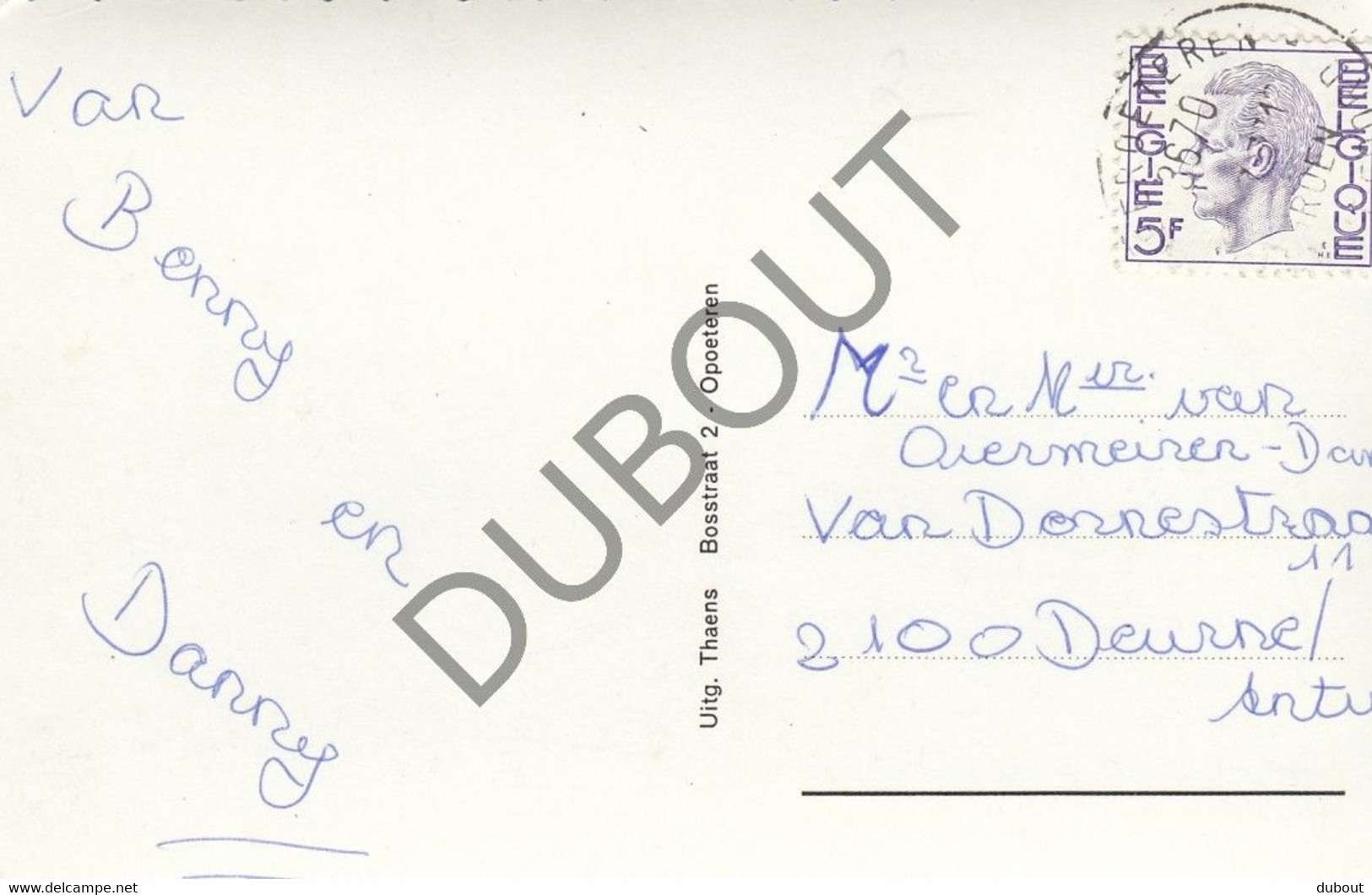 Postkaart/Carte Postale - OPOETEREN - Groeten Uit   (C2212) - Maaseik