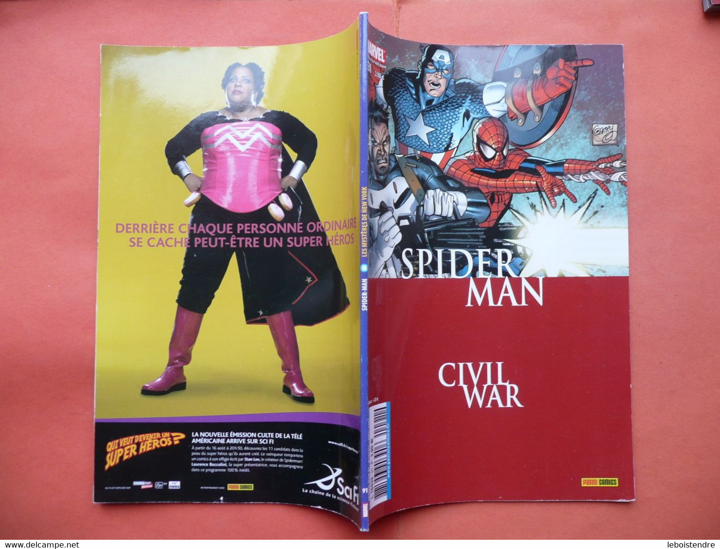 SPIDERMAN V2 SPIDER-MAN N 91 AOUT 2007 CIVIL WAR  PANINI COMICS MARVEL - Spiderman