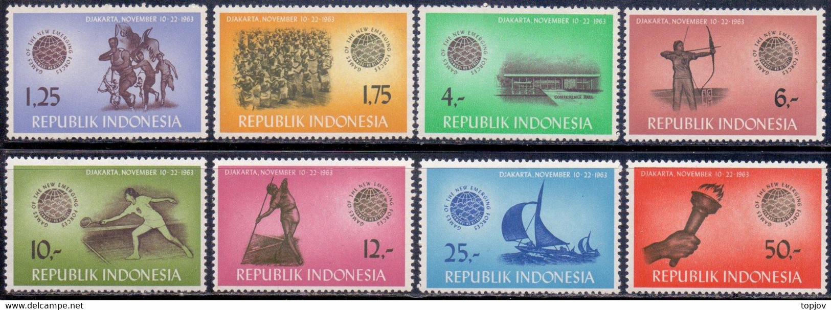 INDONESIA - GANEFO Sports Games - **MNH - 1963 - Badminton