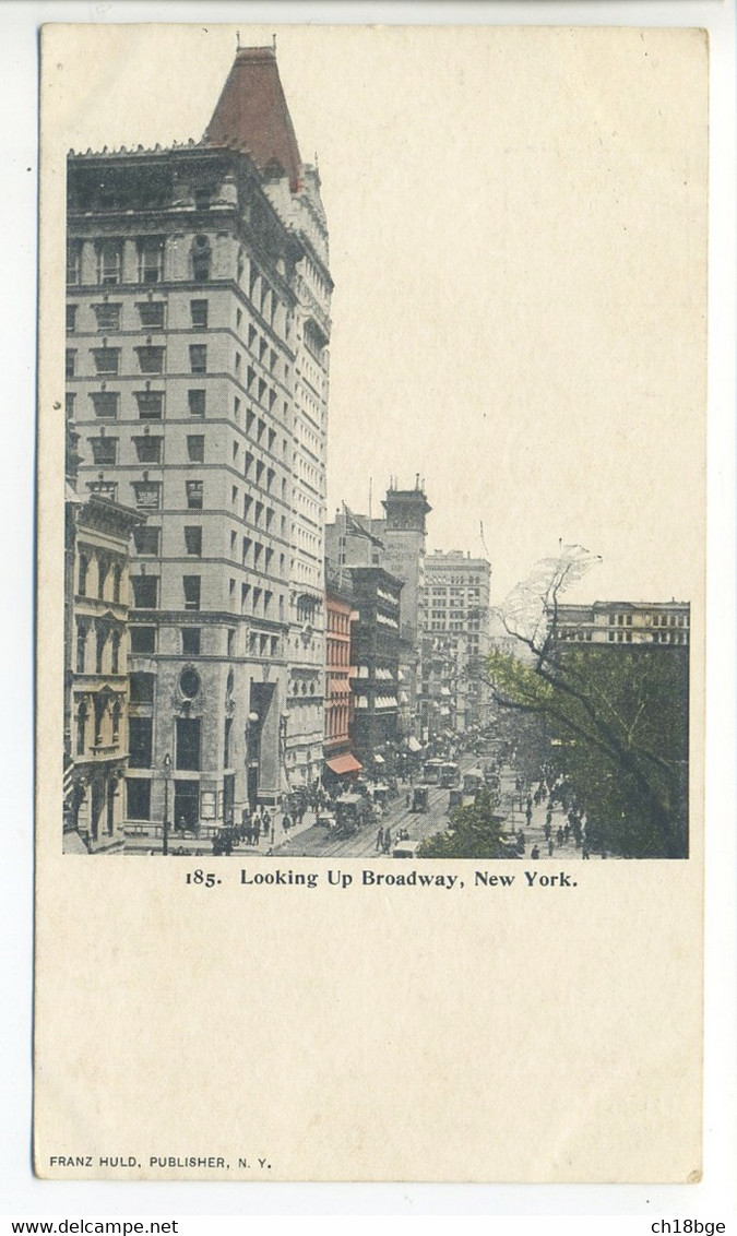 CPA USA - NEW YORK NY  - LOOCKING UP BROADWAY - 1902 - Broadway