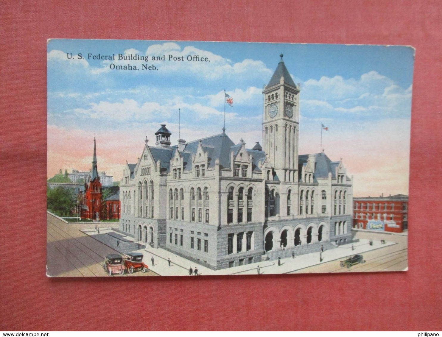 Federal Building & Post Office.   Omaha  Nebraska > Omaha        Ref 5555 - Omaha