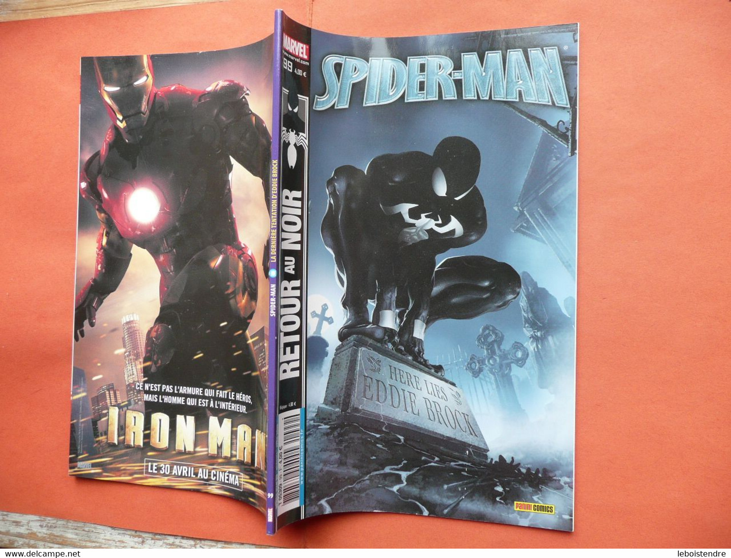 SPIDERMAN V2 SPIDER-MAN N 99 AVRIL 2008 RETOUR AU NOIR PANINI COMICS MARVEL - Spiderman
