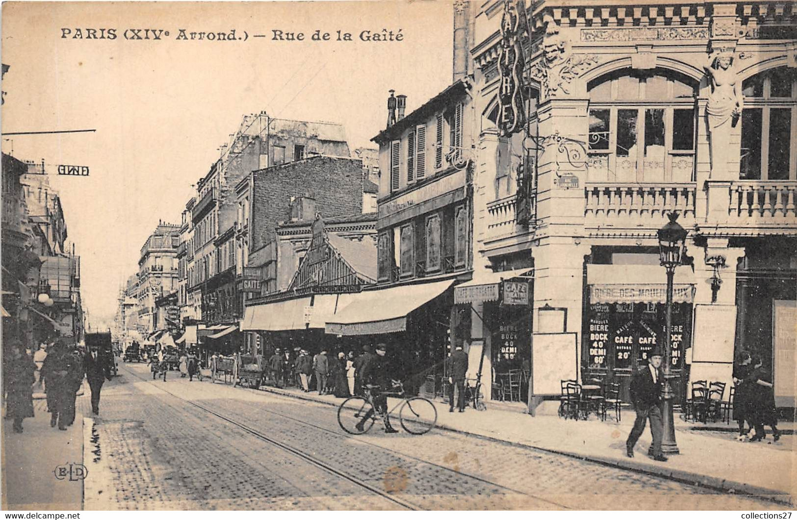 PARIS-75014-RUE DE LA GAÎTE - Arrondissement: 14