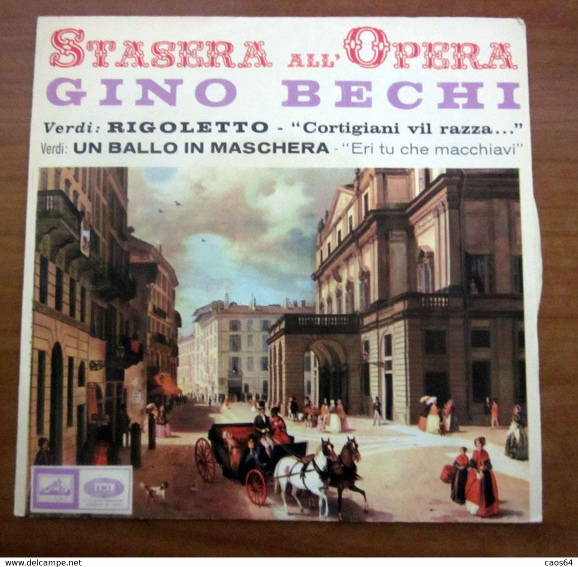 Gino Bechi – Rigoletto / Un Ballo In Maschera  7" - Opera