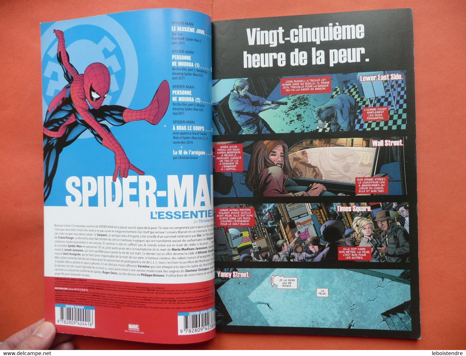 SPIDERMAN V2 SPIDER-MAN N 145 FEVRIER 2012 FEAR ITSELF PANINI COMICS MARVEL - Spiderman