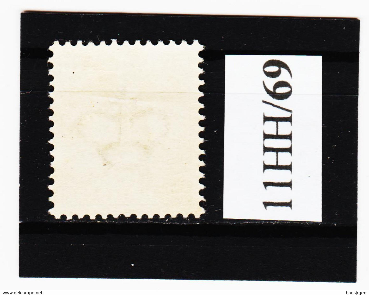 11HH/68 DÄNEMARK 1907  VERRECHNUNGSMARKEN   Michl  1  (*) FALZ  ZÄHNUNG SIEHE ABBILDUNG - Unused Stamps