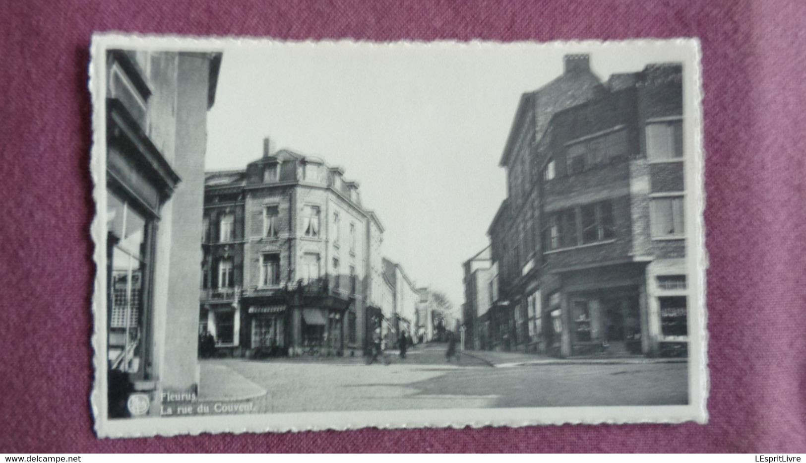 FLEURUS La Rue Du Couvent Animée Hainaut België Belgique Carte Postale Postcard - Fleurus