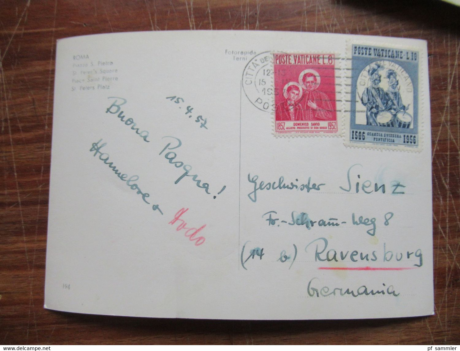 Vatican / Vatikanstadt 1950er / 60er Jahre Kleiner Belegeposten Mit Ansichtskarten Und FDC - Covers & Documents